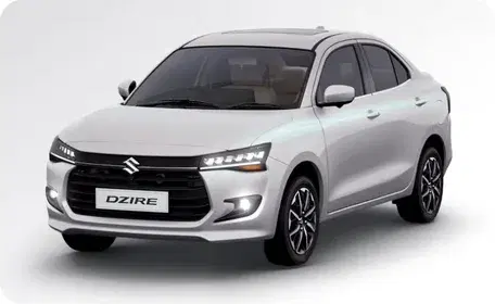 Maruti Suzuki Dzire in a studio